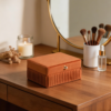 Amber Velvet Jewelry Box
