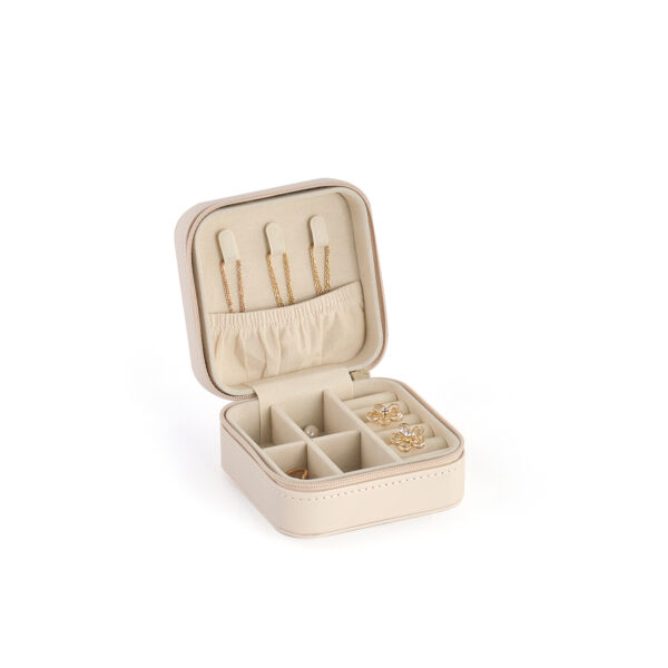 Classic Leather-Style Jewelry Box