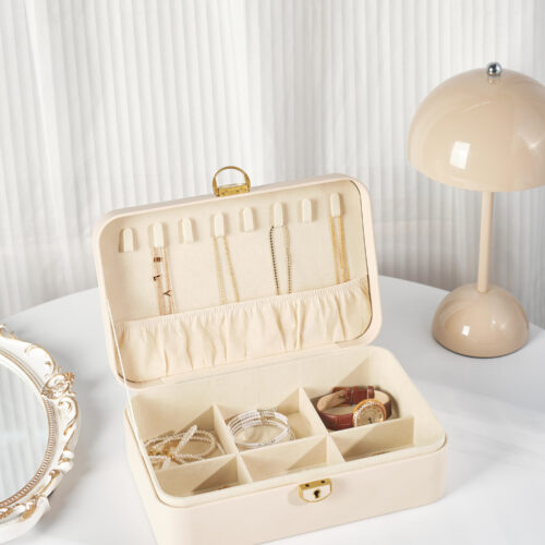 Luxe PU Leather Jewelry Box