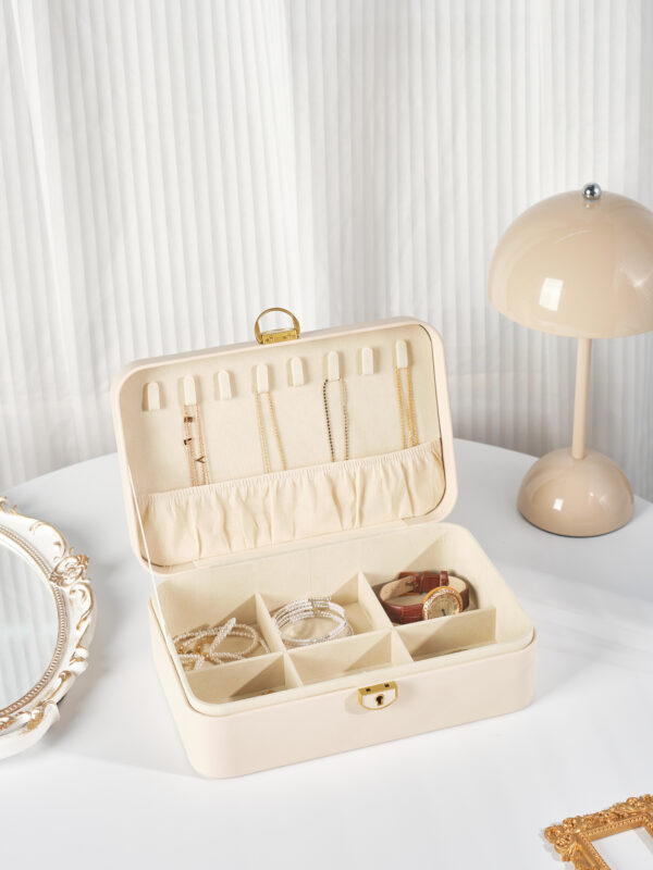 12-4 Luxe PU Leather Jewelry Box
