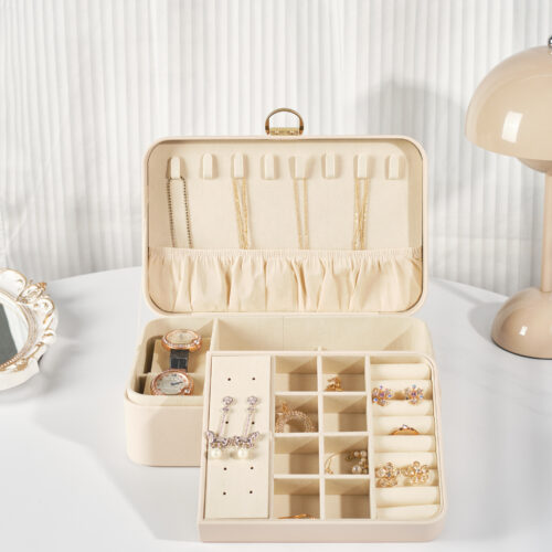 Luxe PU Leather Jewelry Box 2