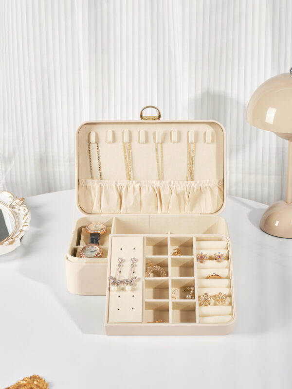 Luxe PU Leather Jewelry Box 2