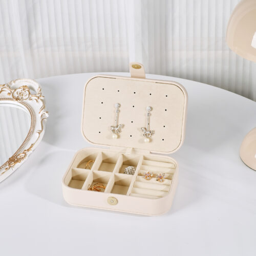 PU Leather Jewelry Storage Box