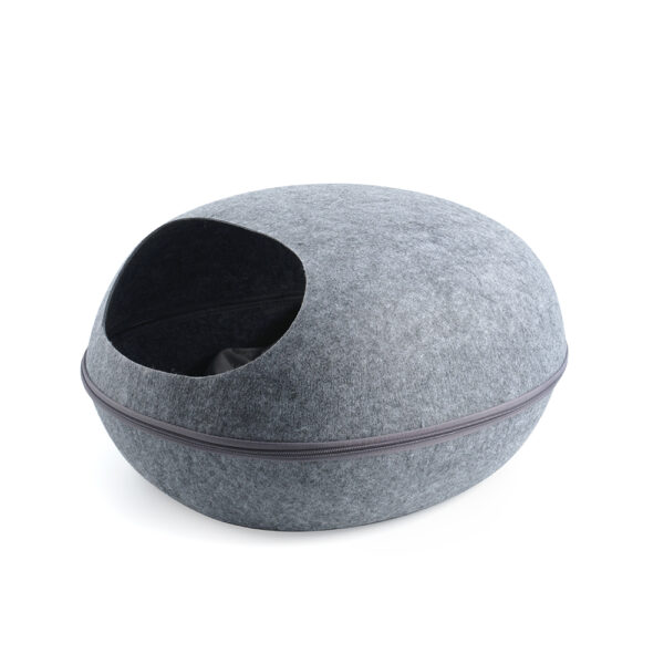 Detachable, washable, semi-enclosed summer cat house