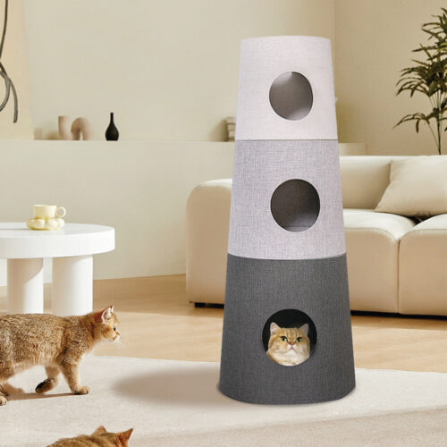 Cat climbing frame and cat tube