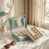 Aqua Luxe Jewelry Organizer Box