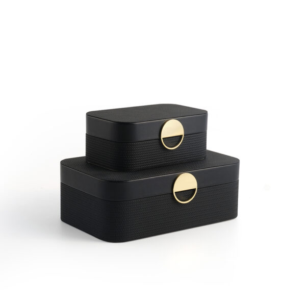 Faux Leather Jewelry Box