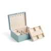 Portable PU Leather Jewelry Box Organize