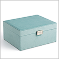 Portable PU Leather Jewelry Box Organize
